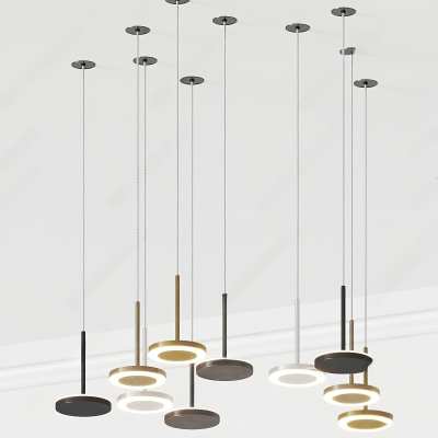 现代吊灯3D模型下载